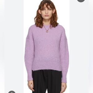 ISABEL MARANT Purple Chunky Knit Elise Sweater size S NEW WITH TAGS